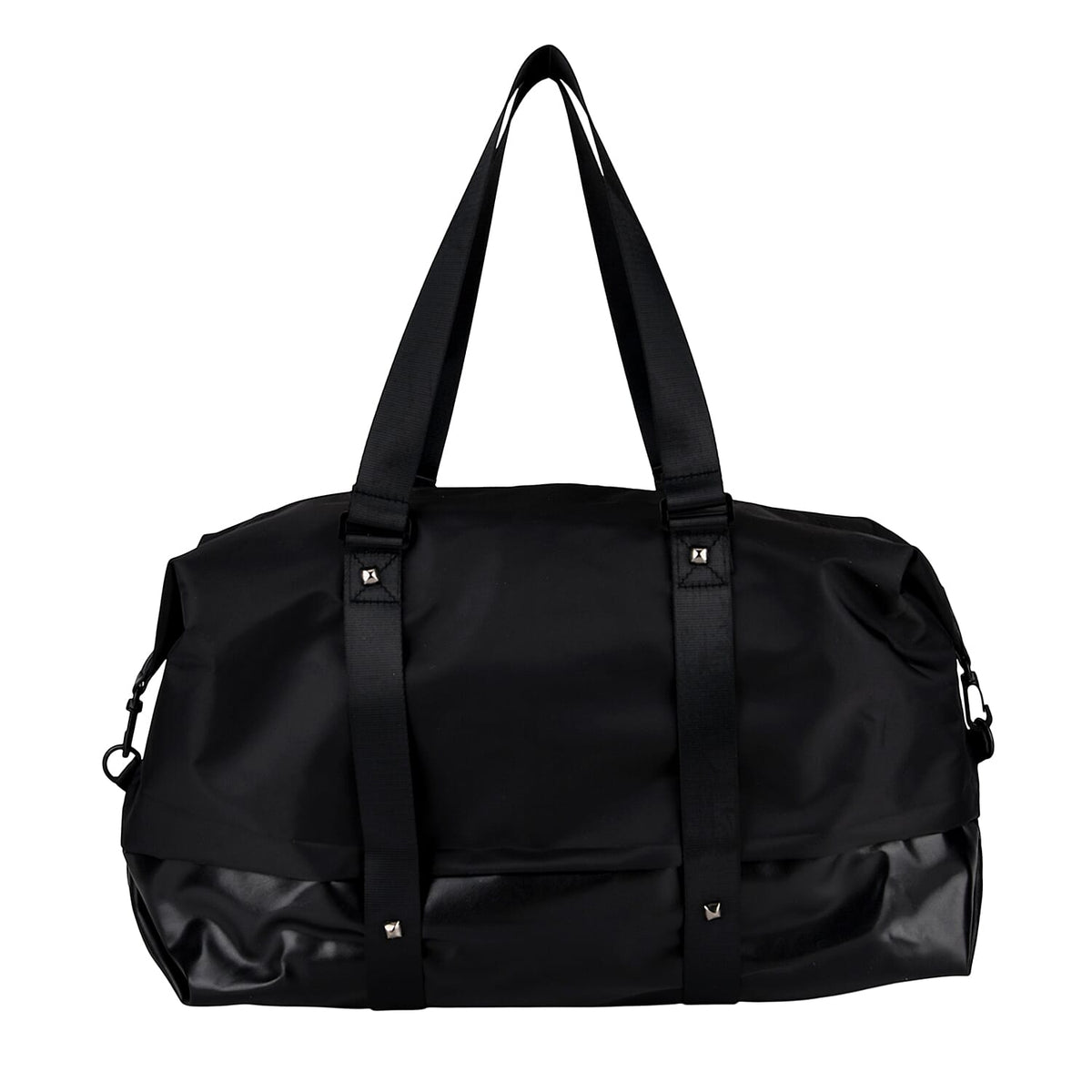 Duffle Bag- 3 slip pockets and 1 zip pocket - Water Repellent Multipurpose - Black V32517980 0