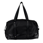 Duffle Bag- 3 slip pockets and 1 zip pocket - Water Repellent Multipurpose - Black