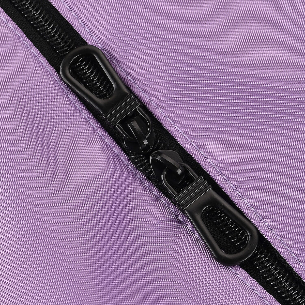 Duffle Bag- 3 slip pockets and 1 zip pocket - Water Repellent Multipurpose - Lilac V32604555 7