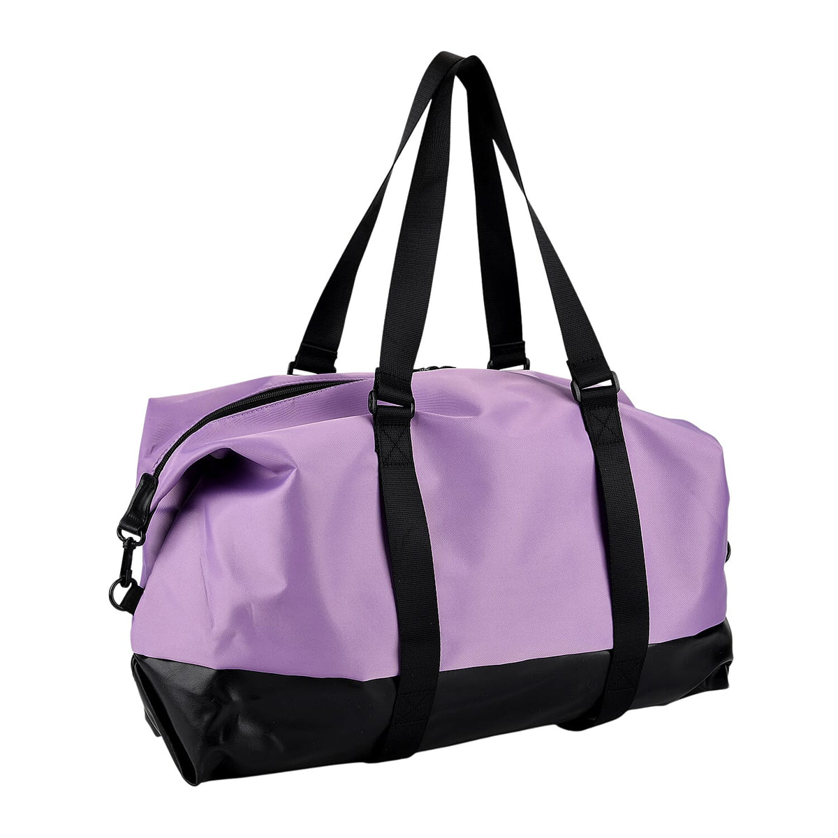 Duffle Bag- 3 slip pockets and 1 zip pocket - Water Repellent Multipurpose - Lilac V32604555 8