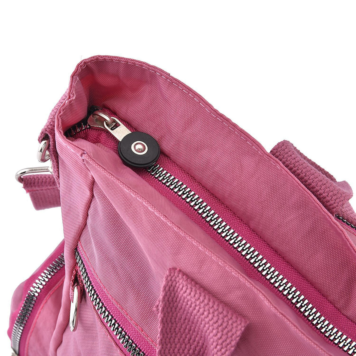 Multi-Pocket Satchel Bag with Detachable Shoulder Strap - Purple 3682040 13