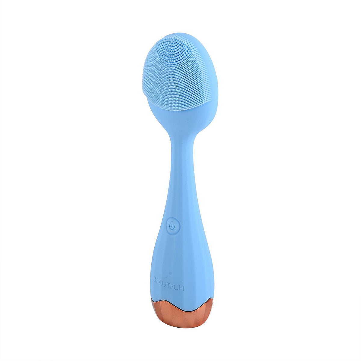 Waterproof Silicone Facial Cleansing Brush - Light Blue (With 4 Speeds - USB Charger) 7073836 6