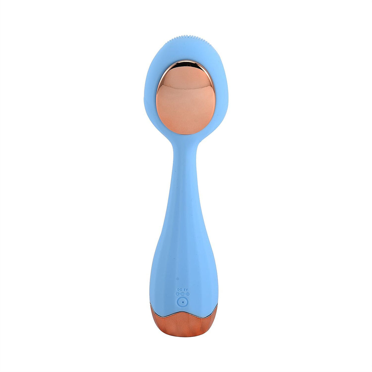Waterproof Silicone Facial Cleansing Brush - Light Blue (With 4 Speeds - USB Charger) 7073836 7