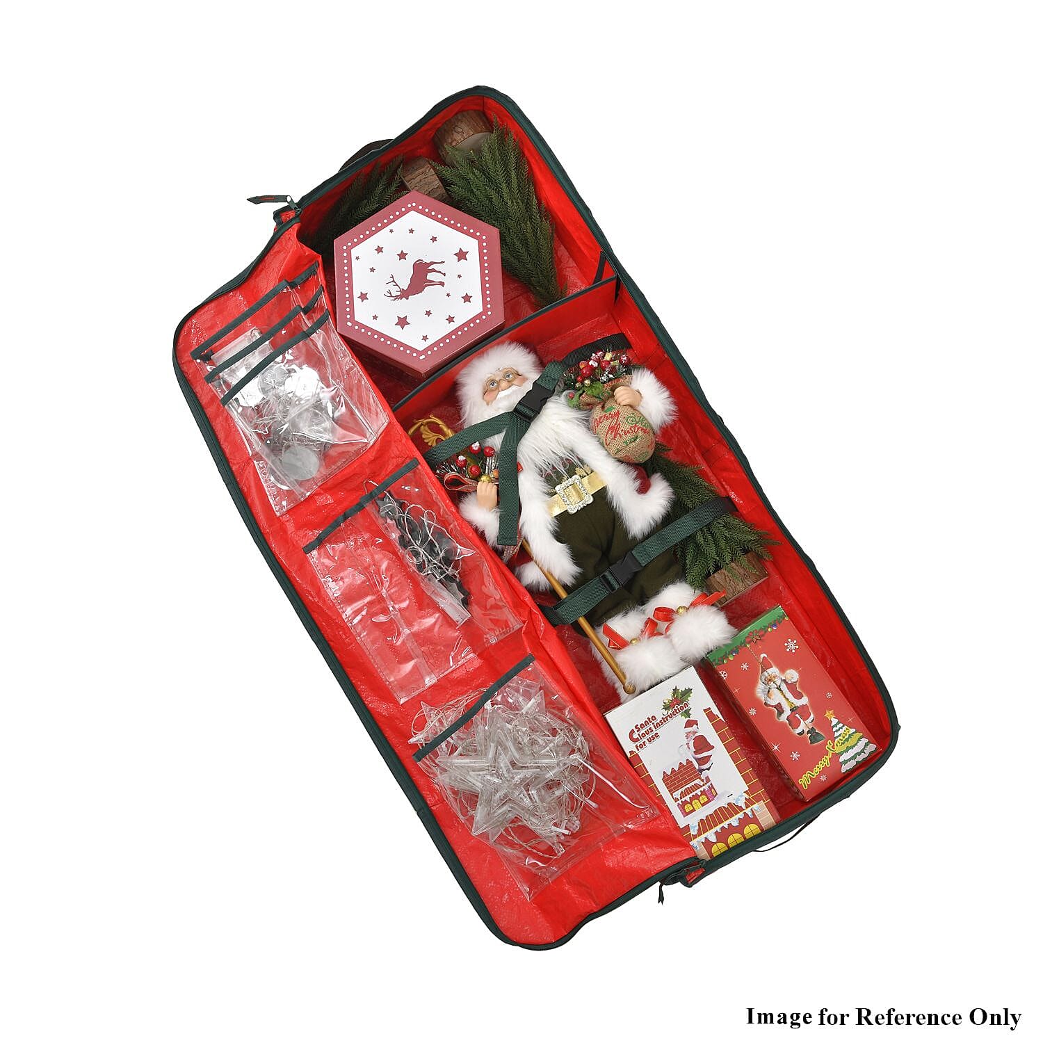 Waterproof Storage Bag with Multiple Pockets Inside - Red 8897968 5