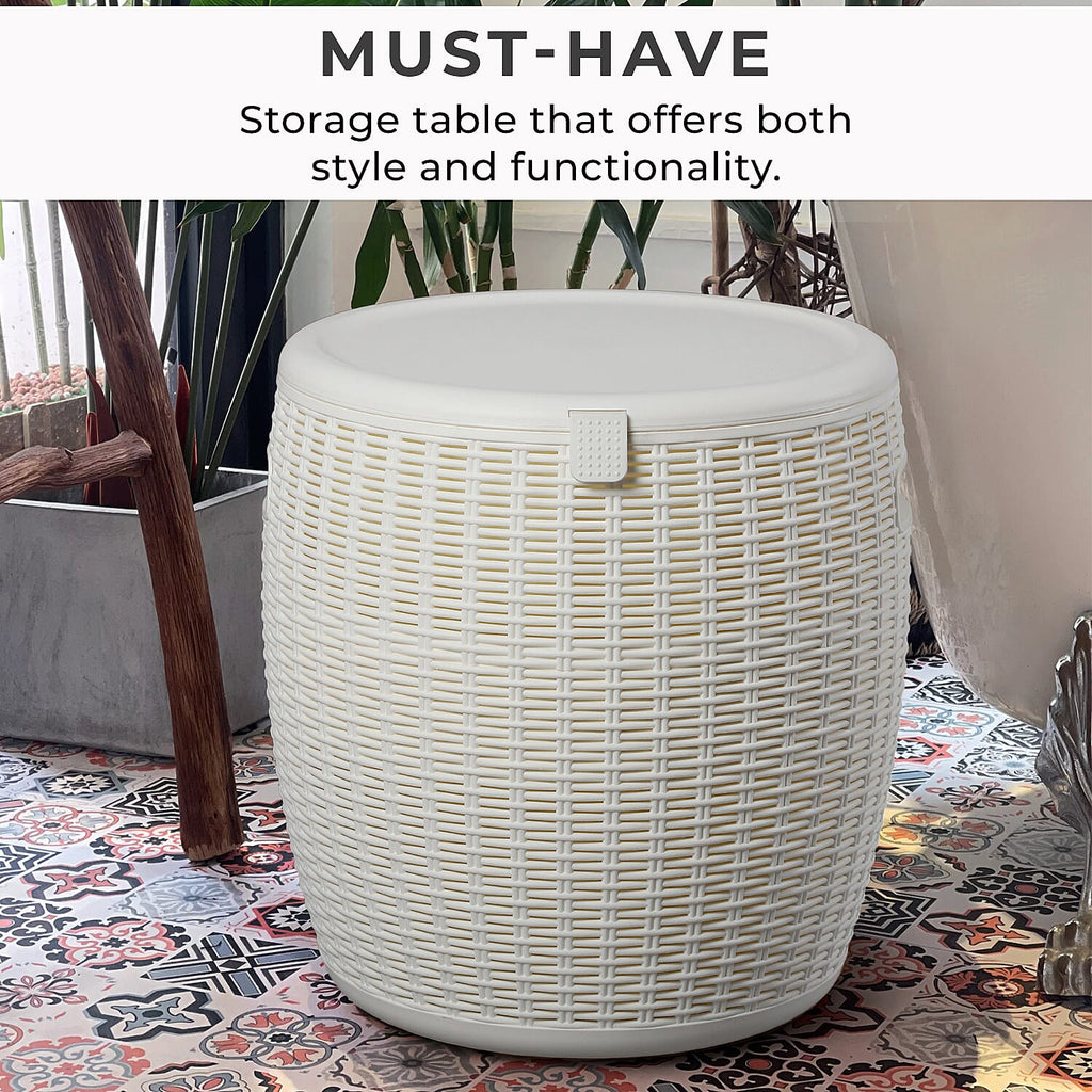 Weatherproof Bucket in White