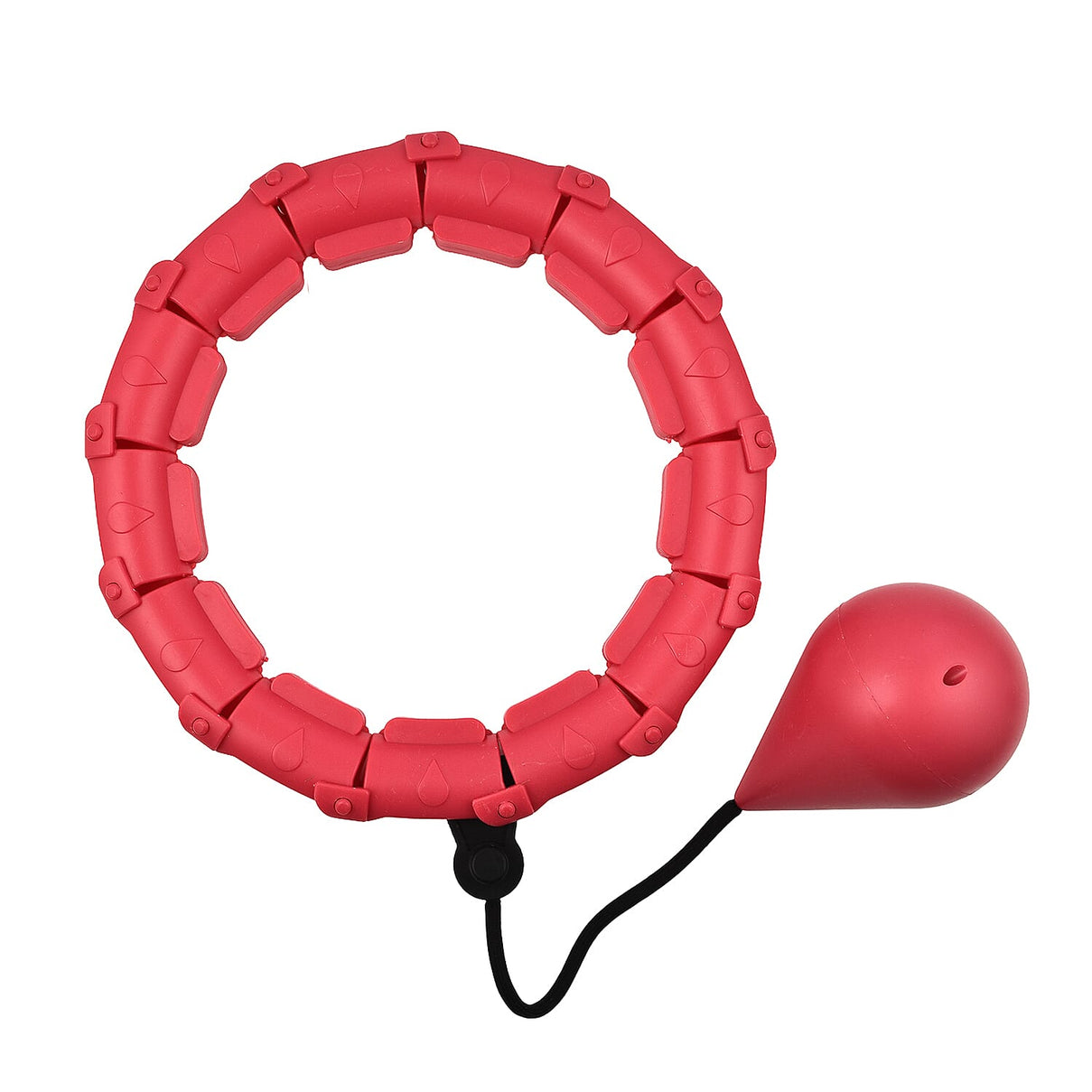 Adjustable Weighted Hula Hoop with 360 Auto Rotation Massage 7766394 2