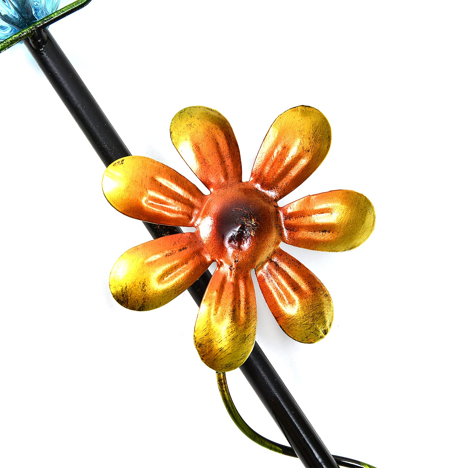 Whimsical Green Frog with Red Shovel Garden Stake Decoration 8038572 5