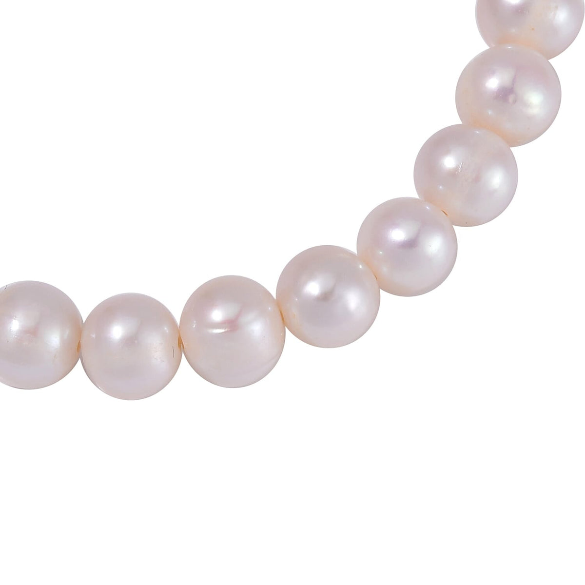 White Anhui Pearl Beads Stretchable Bracelet (Size 7.5) 7798766 2