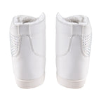 White Ankle Trainers with Faux Fur Lining (Size 5)
