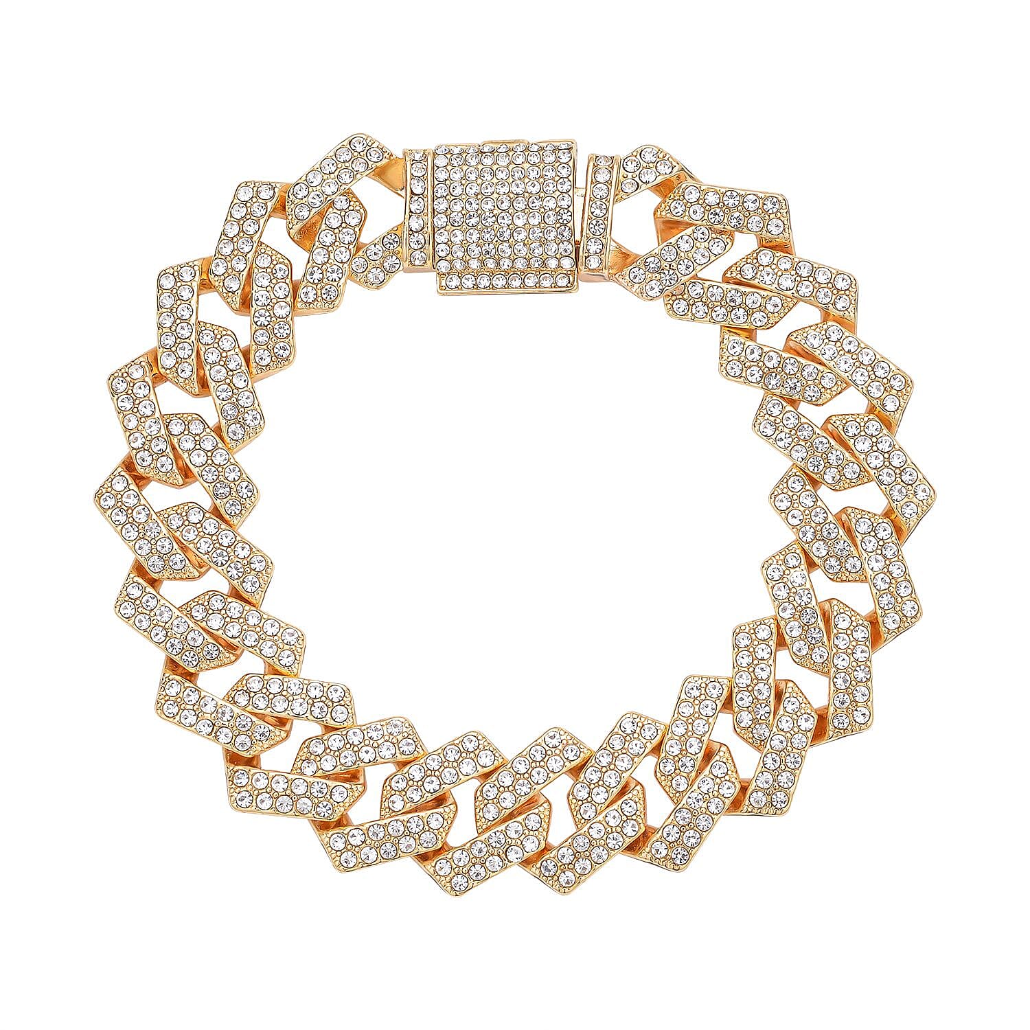 White Austrian Crystal Bracelet (Size - 7.5) 7152439 0