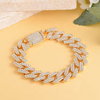White Austrian Crystal Bracelet (Size - 7.5)
