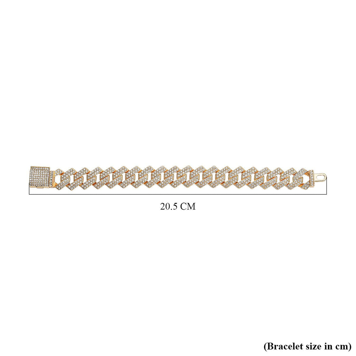 White Austrian Crystal Bracelet (Size - 7.5) 7152439 5