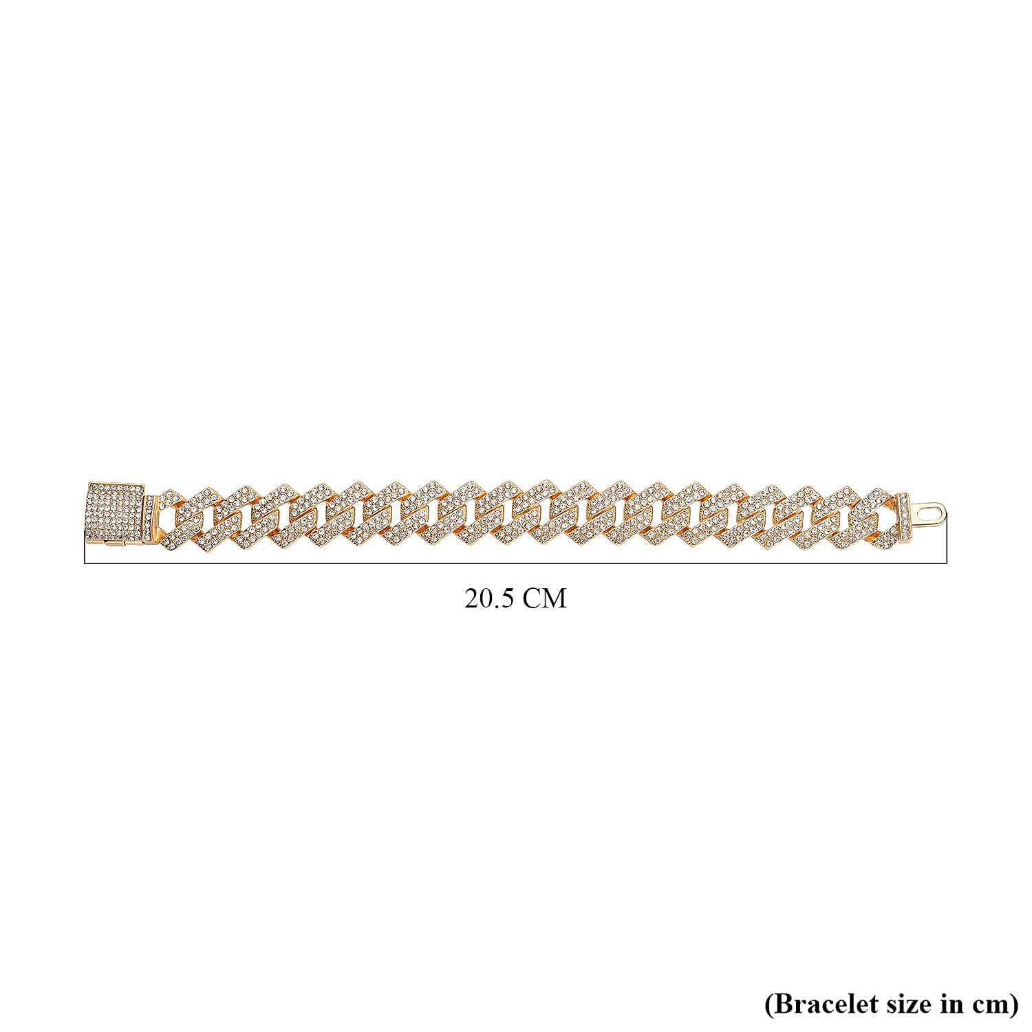 White Austrian Crystal Bracelet (Size - 7.5) 7152439 5