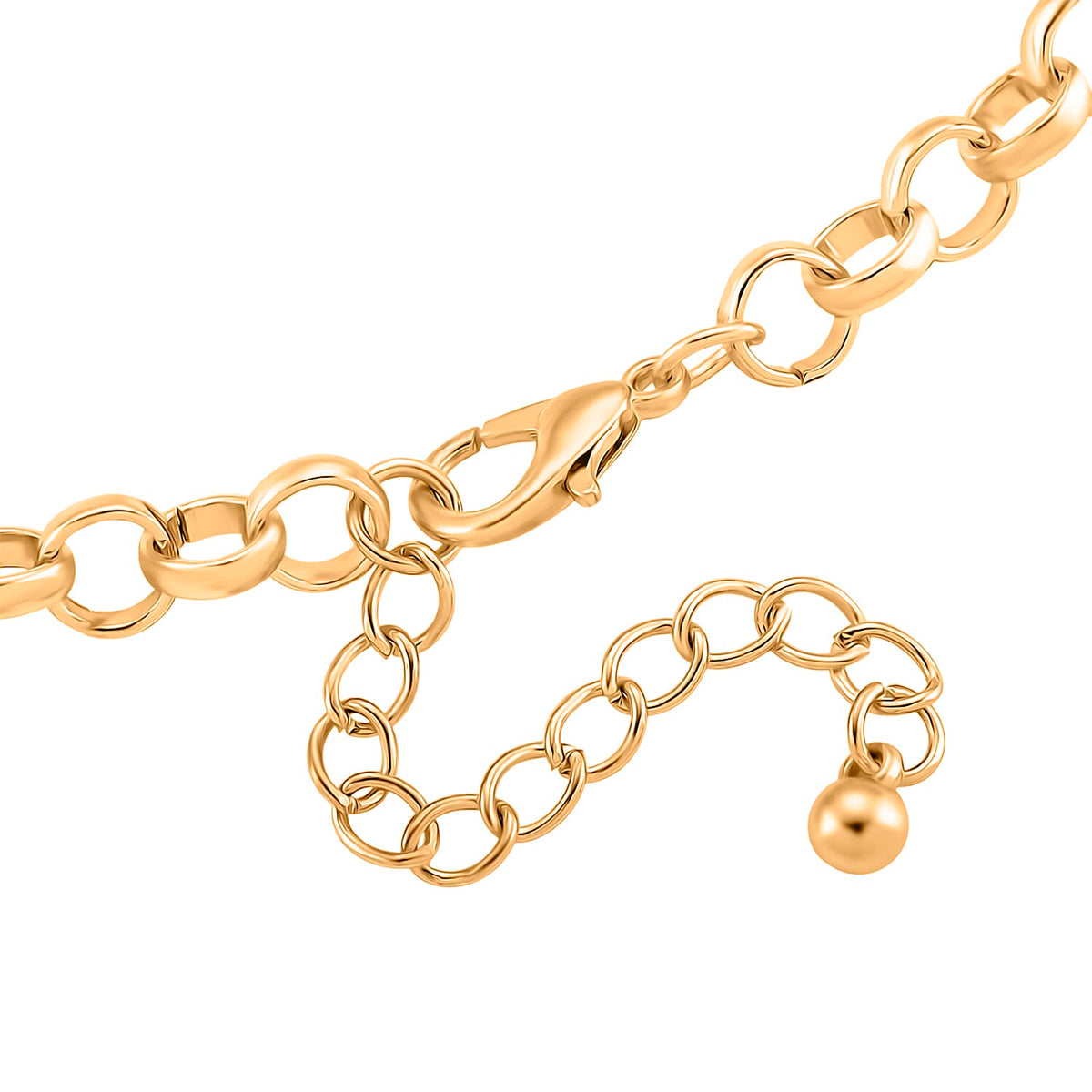 White Austrian Crystal, Simulated Pearl &amp; Multi Colour Crystal Charms Necklace (Size 20+2 Inch Ext) in Yellow Gold Plated V32521412 6