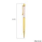First Time - Moissanite Pen - Golden Colour with Black Ink