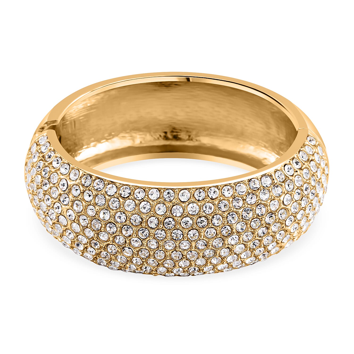 White Austrian Crystal Bangle (Size 6.5) 7681289 0