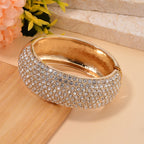White Austrian Crystal Bangle (Sie 6.5)