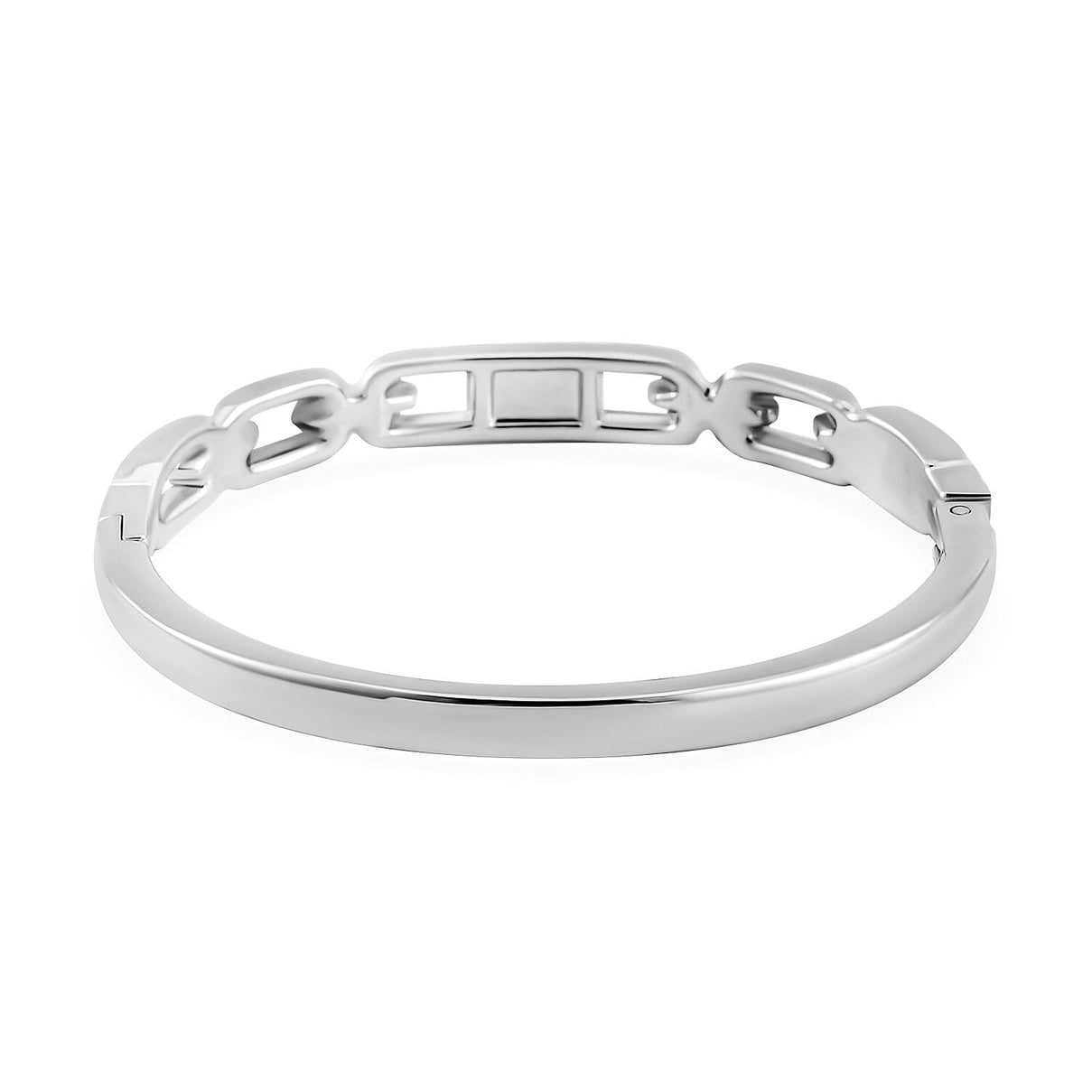 One time Closeout Designer Inspired - White Austrian Crystal Bangle (Size 7) 7681308 4
