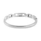 One time Closeout Designer Inspired - White Austrian Crystal Bangle (Size 7)