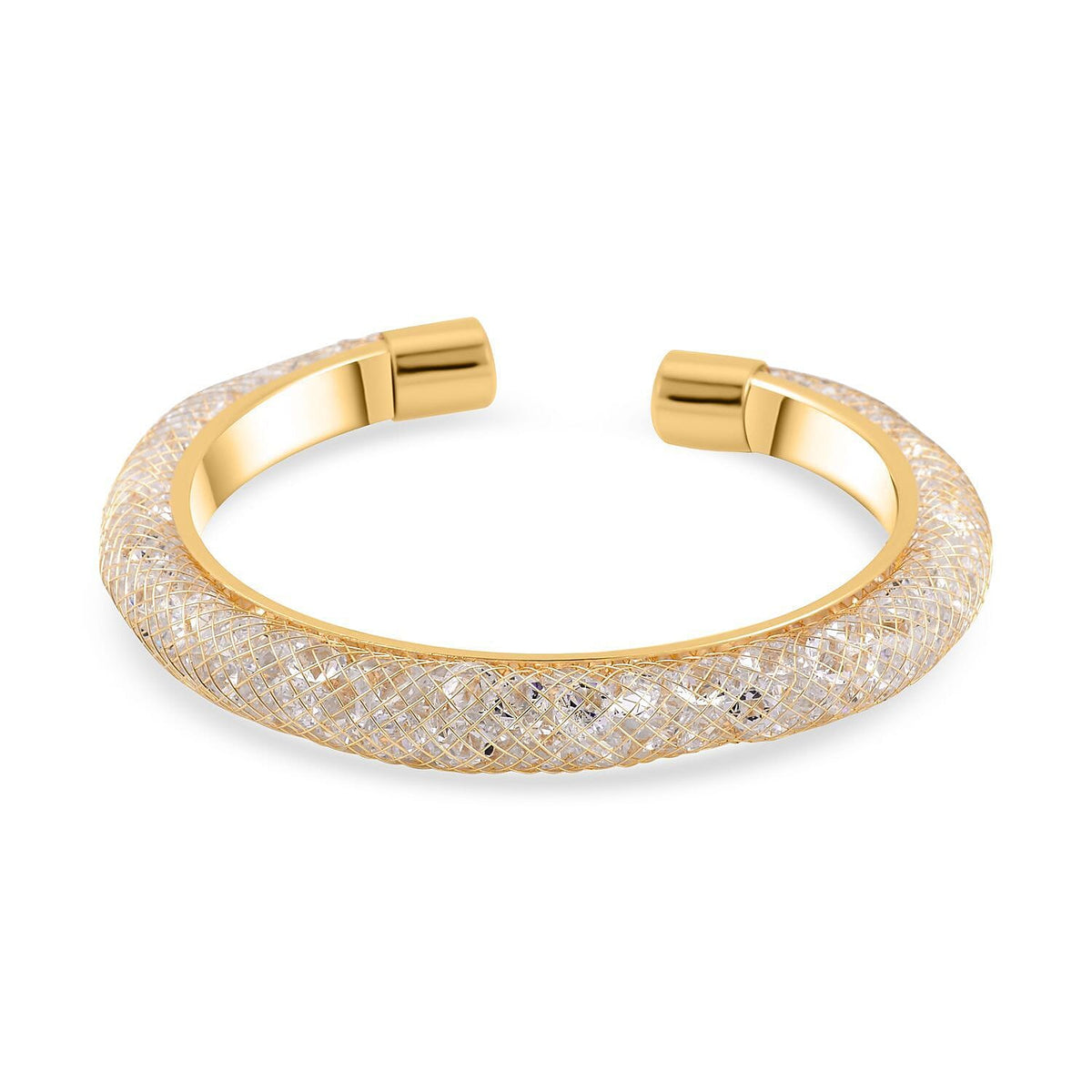 NY Close Out - White Austrian Crystal Bangle (Size 7) 7664411 0