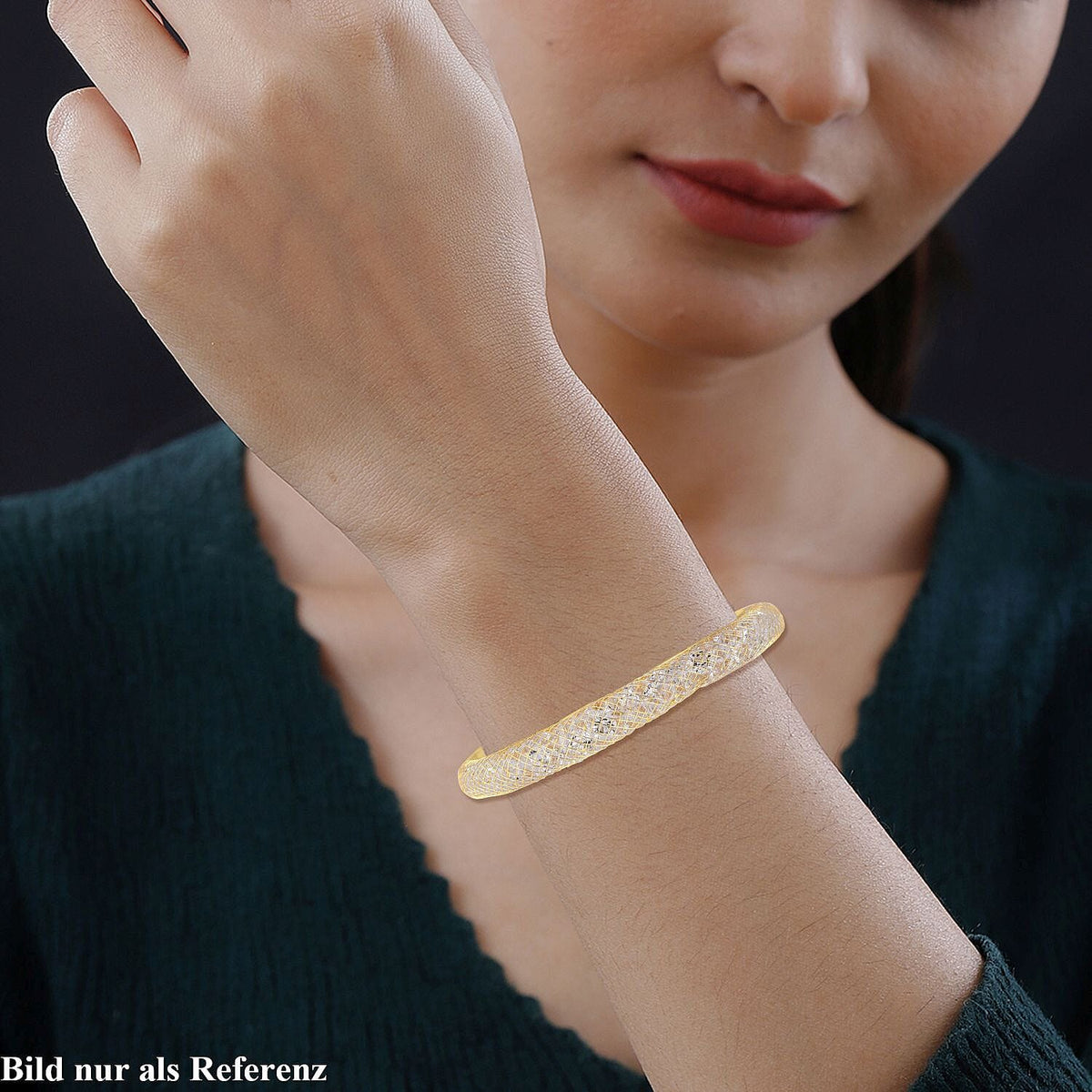 NY Close Out - White Austrian Crystal Bangle (Size 7) 7664411 2