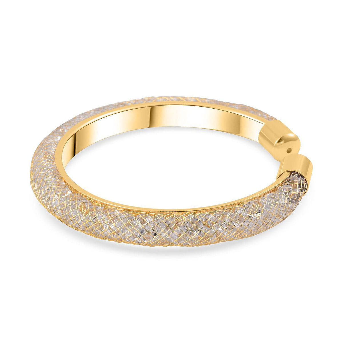 NY Close Out - White Austrian Crystal Bangle (Size 7) 7664411 3