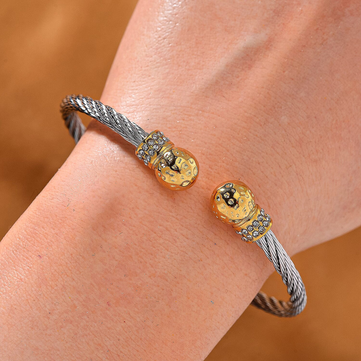 White Crystal Cuff Bangle (Size - 7.5) 7843733 2