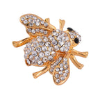 Austrian Crystal Bee Brooch