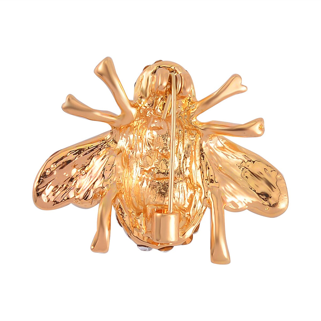 Austrian Crystal Bee Brooch