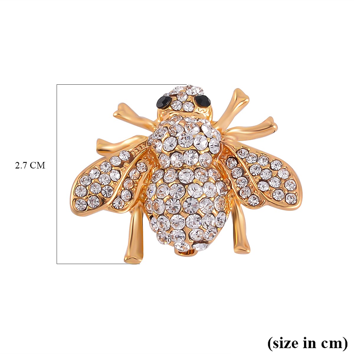 Austrian Crystal Bee Brooch 7639702 4