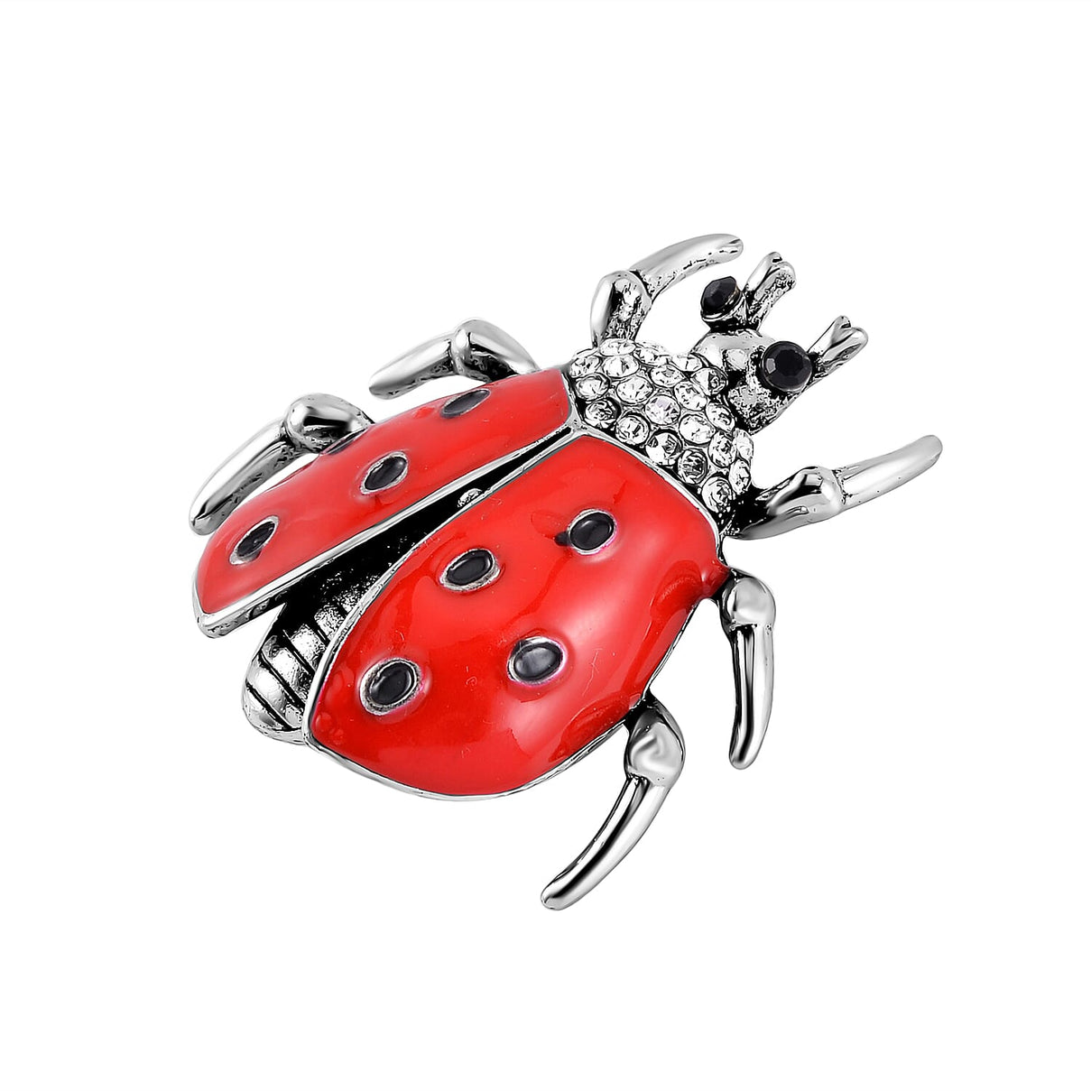 Austrian Crystal Beetle Brooch 7639833 2