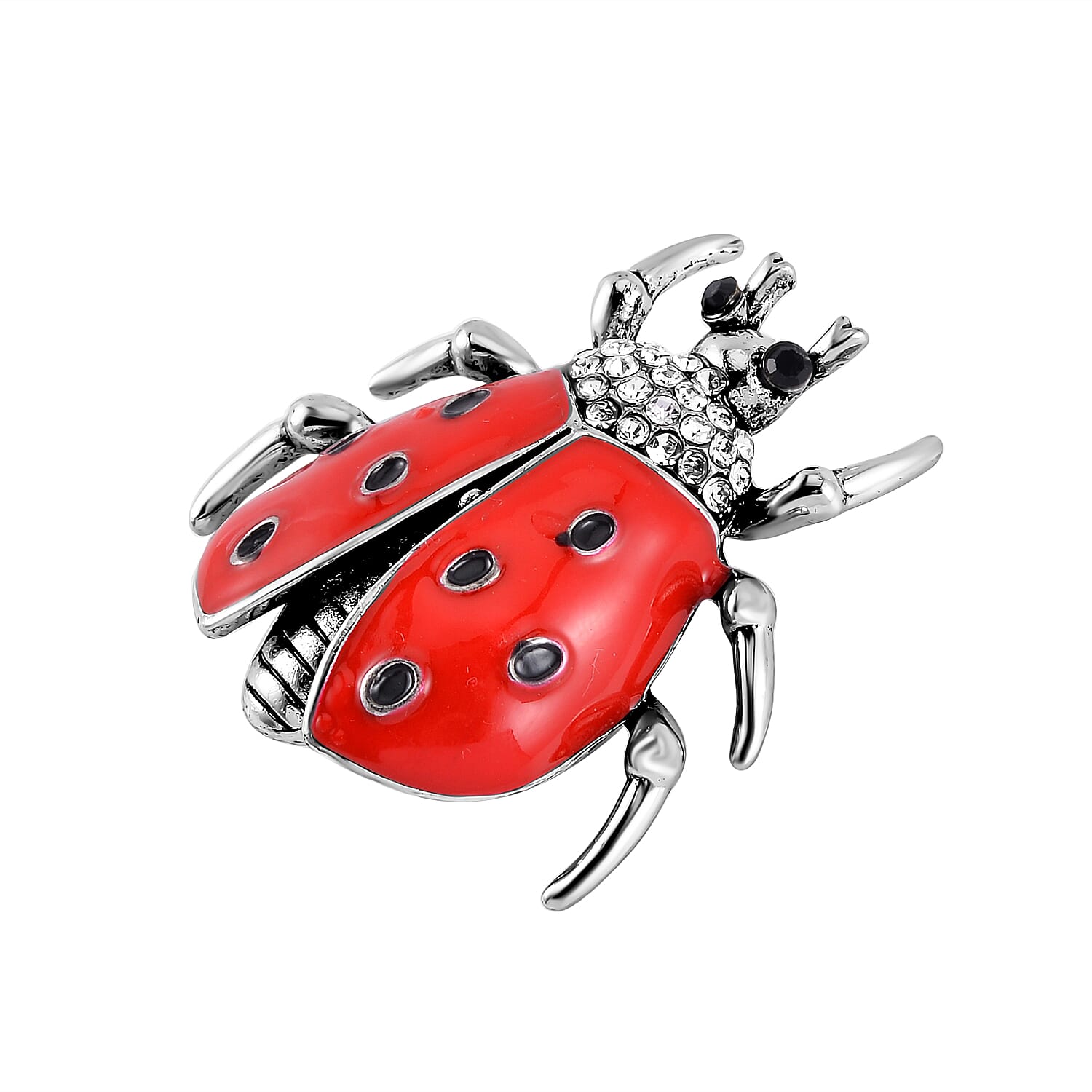 Austrian Crystal Beetle Brooch 7639833 2