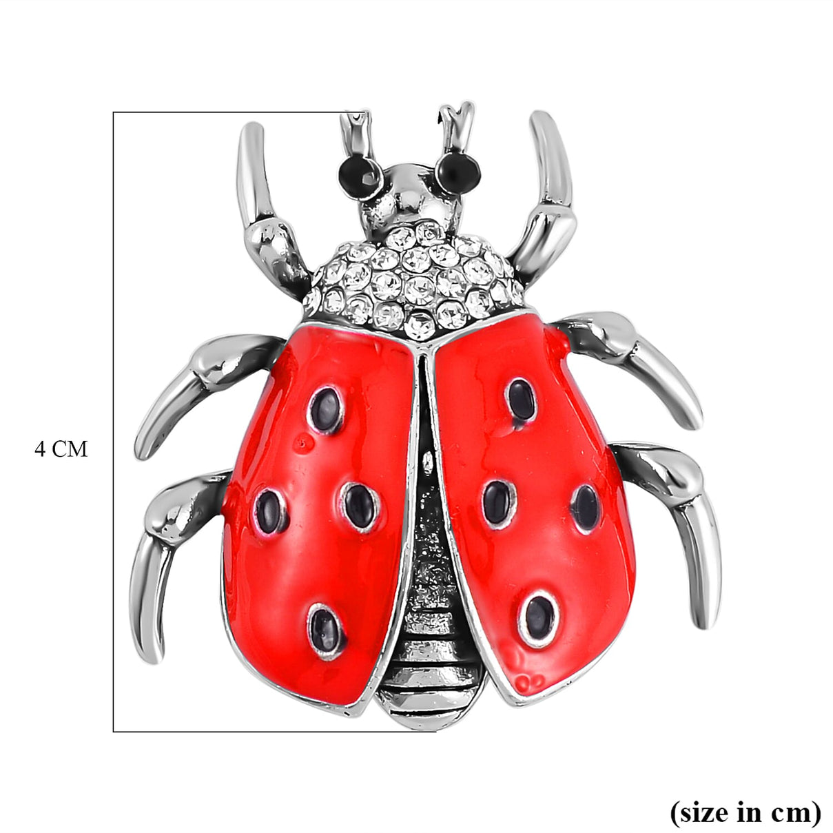 Austrian Crystal Beetle Brooch 7639833 4