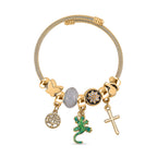 Designer Inspired White Crystal  Bracelet