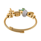 Designer Inspired White Crystal  Bracelet