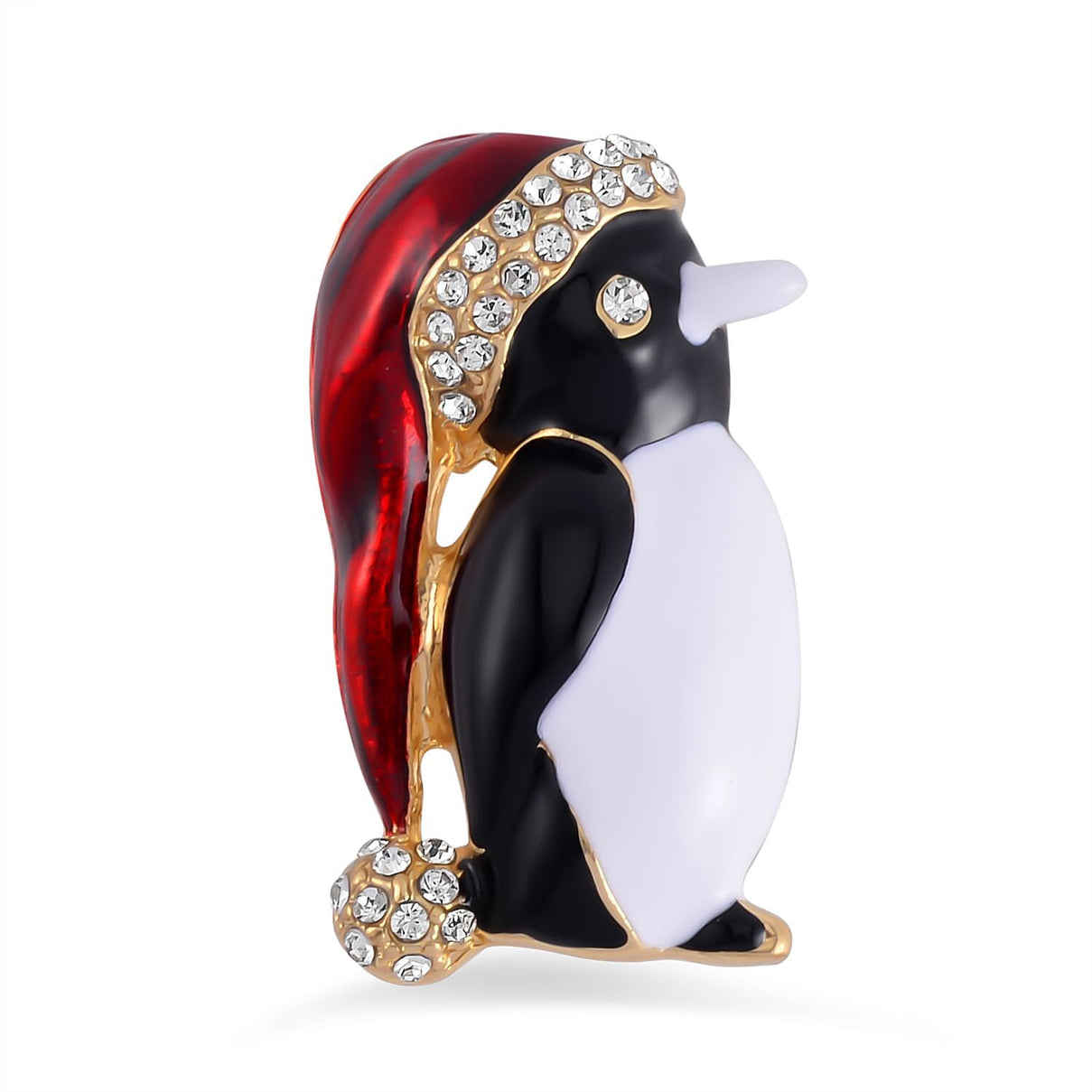 White Crystal  Brooch 0.01 ct  0.010  Ct. 7665582 0