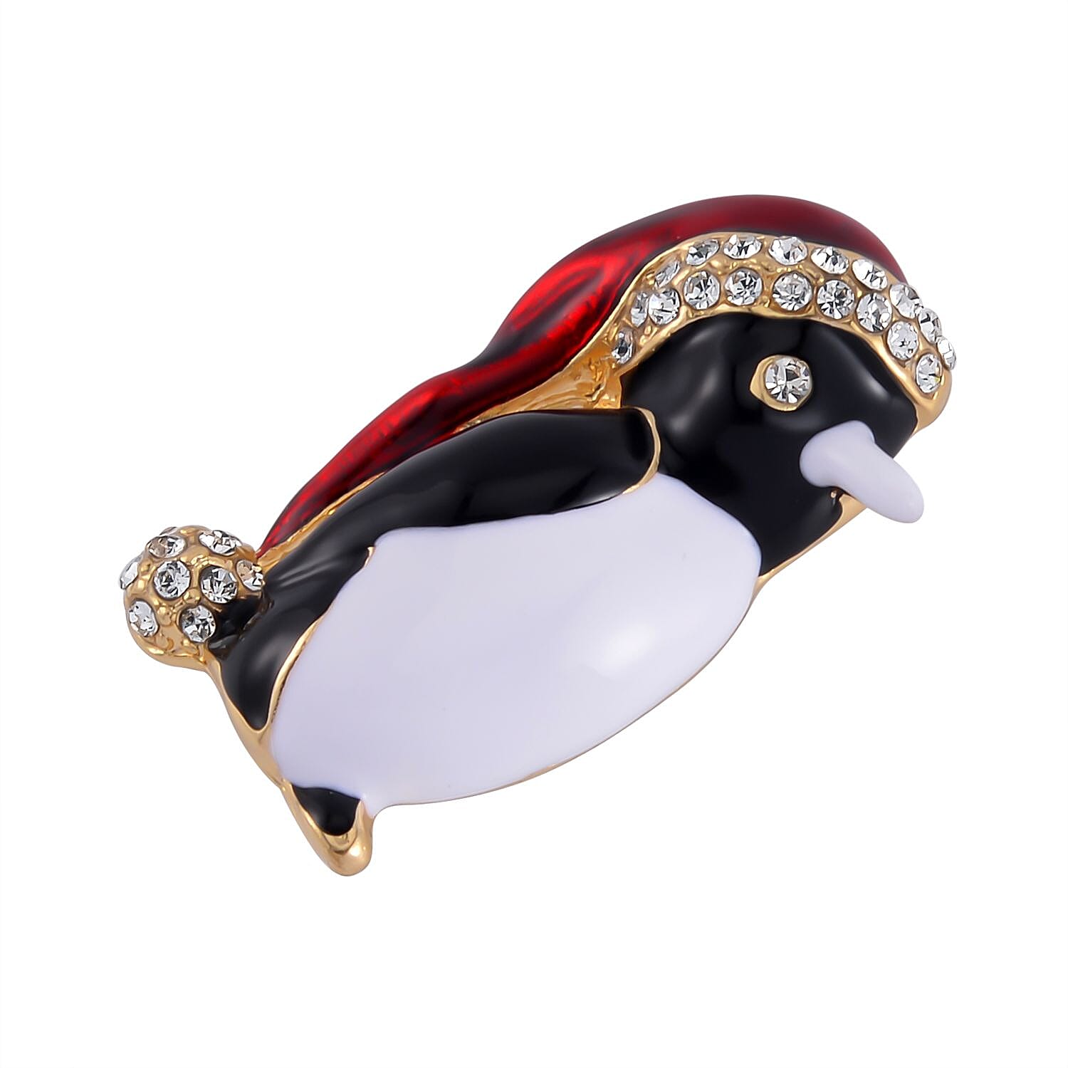 White Crystal  Brooch 0.01 ct  0.010  Ct. 7665582 3