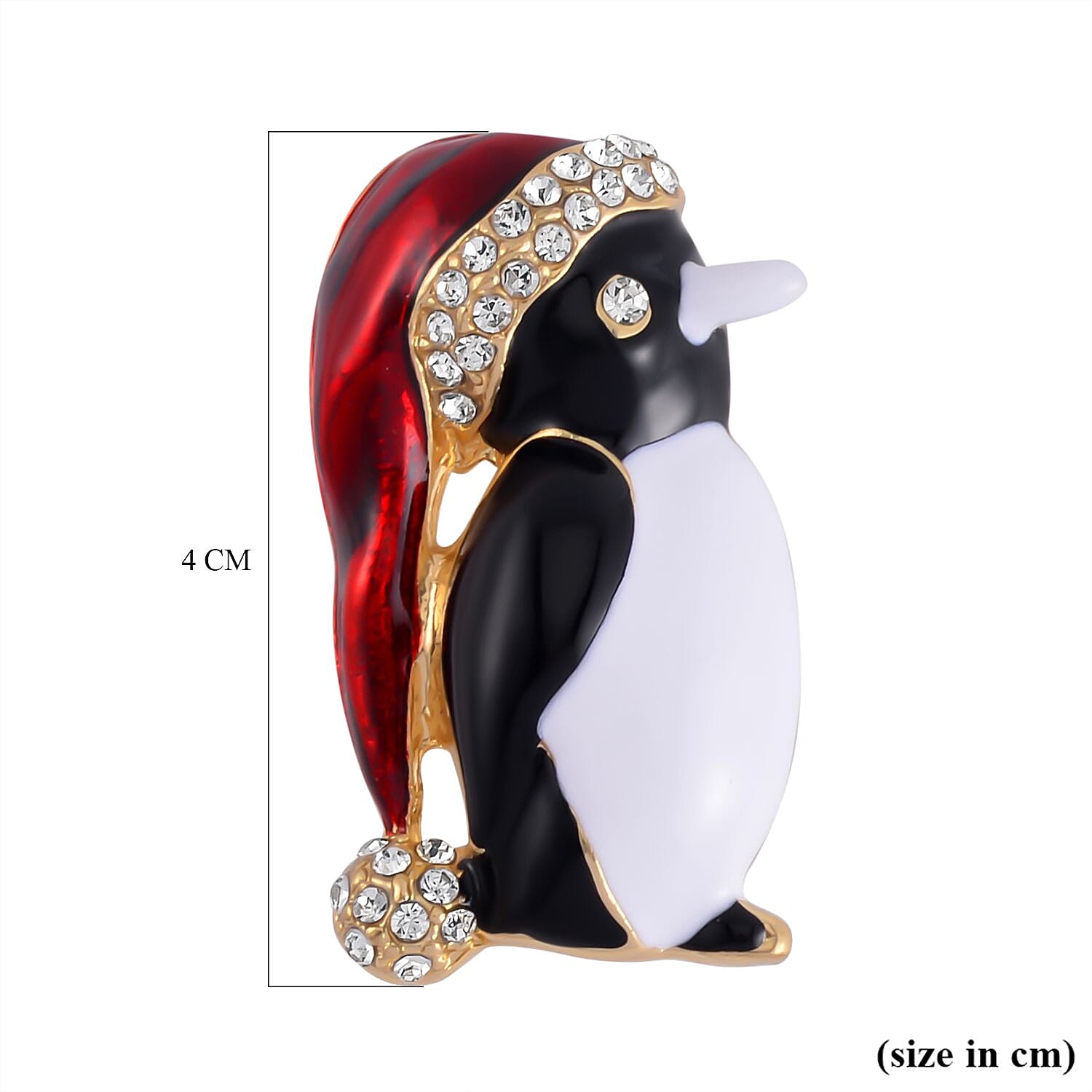 White Crystal  Brooch 0.01 ct  0.010  Ct. 7665582 5