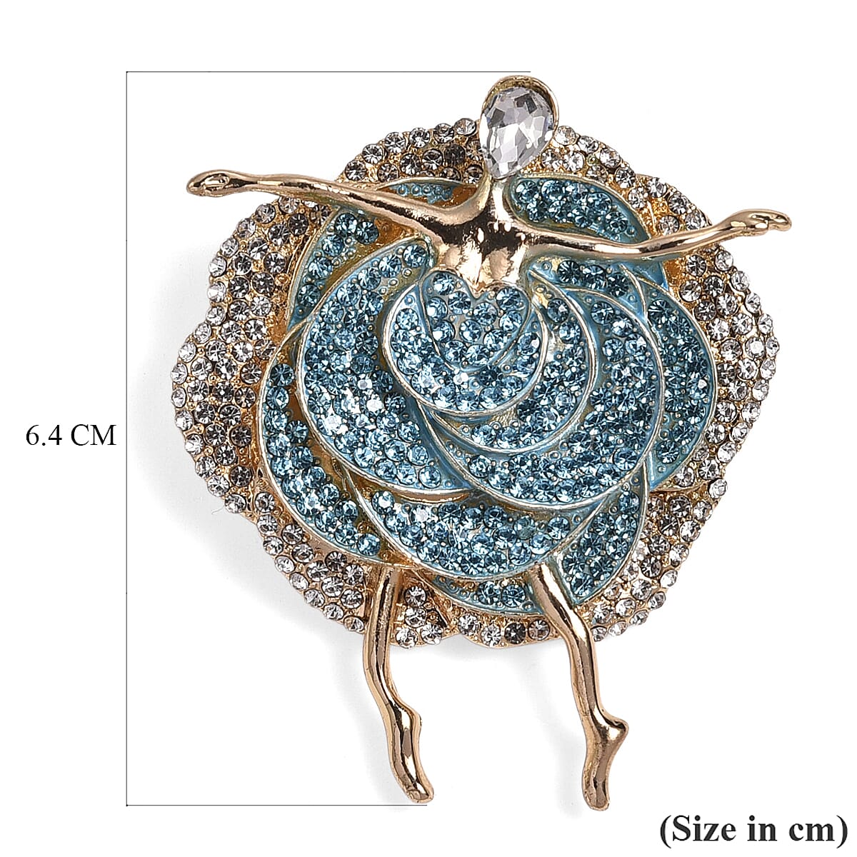 Ballerina Crystal Brooch V32711777 6