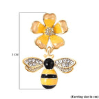 Close Out Deal- White Austrian Crystal Bee Earrings