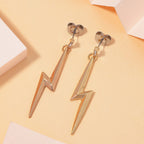 Designer Inspired - White Crystal  Earring With Push Back