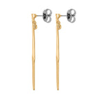 Designer Inspired - White Crystal  Earring With Push Back