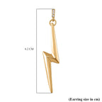 Designer Inspired - White Crystal  Earring With Push Back