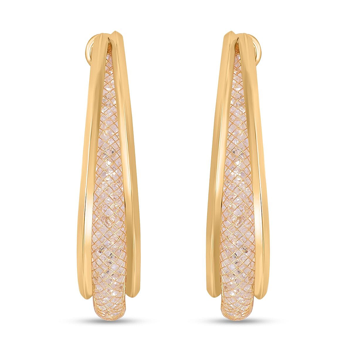 NY Close Out - Simulated Diamond Hoop Earrings 7560870 0