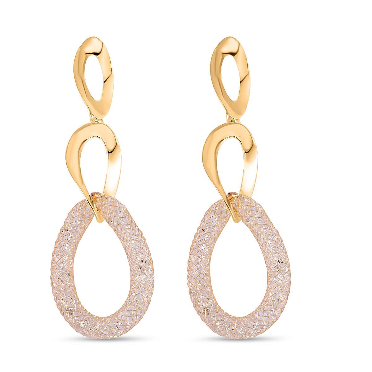Designer Close Out Deal - Star Light Austrian Crystal Triple Drop Earrings 7663788 0