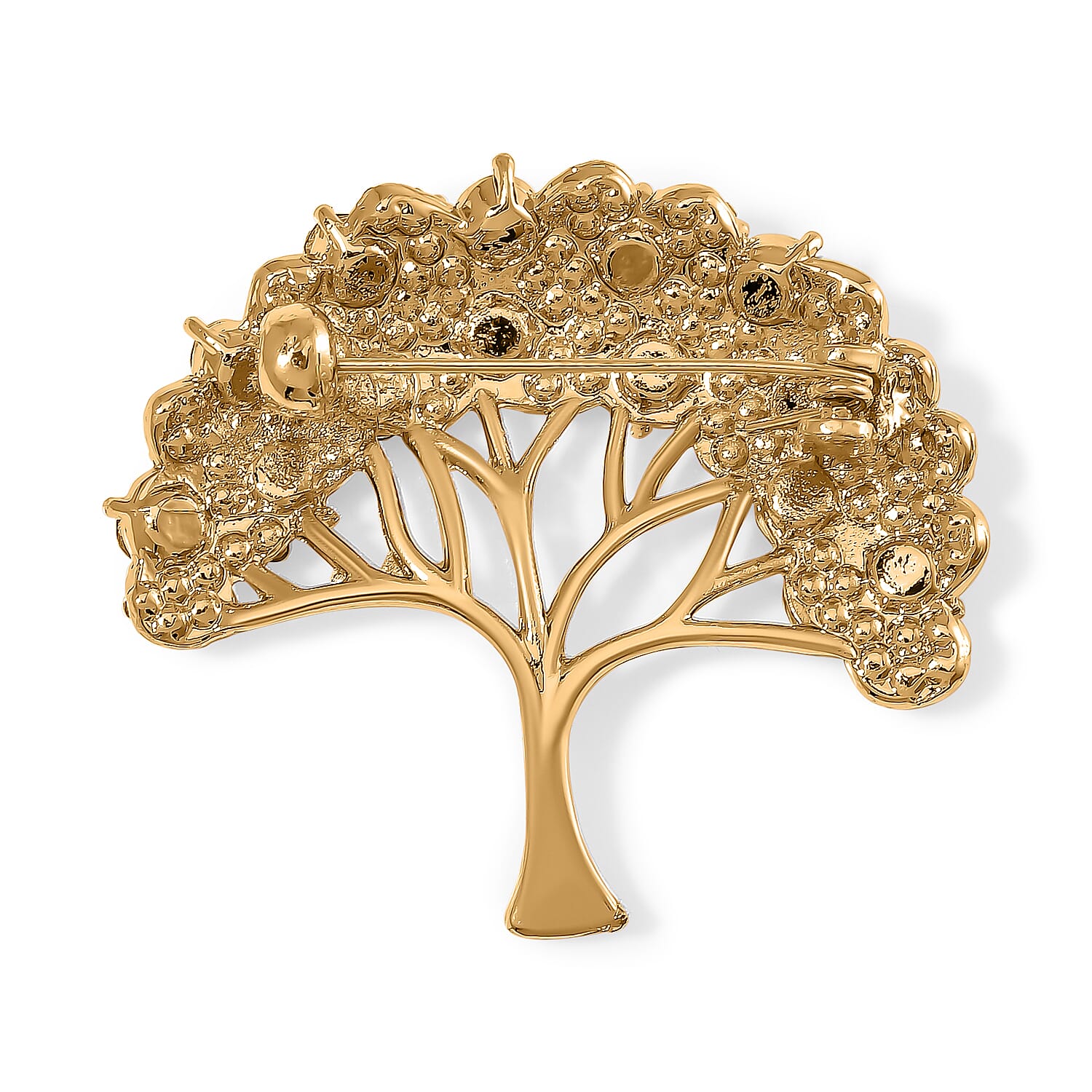 Multi Colour Crystal Tree of Life Brooch 7875863 4