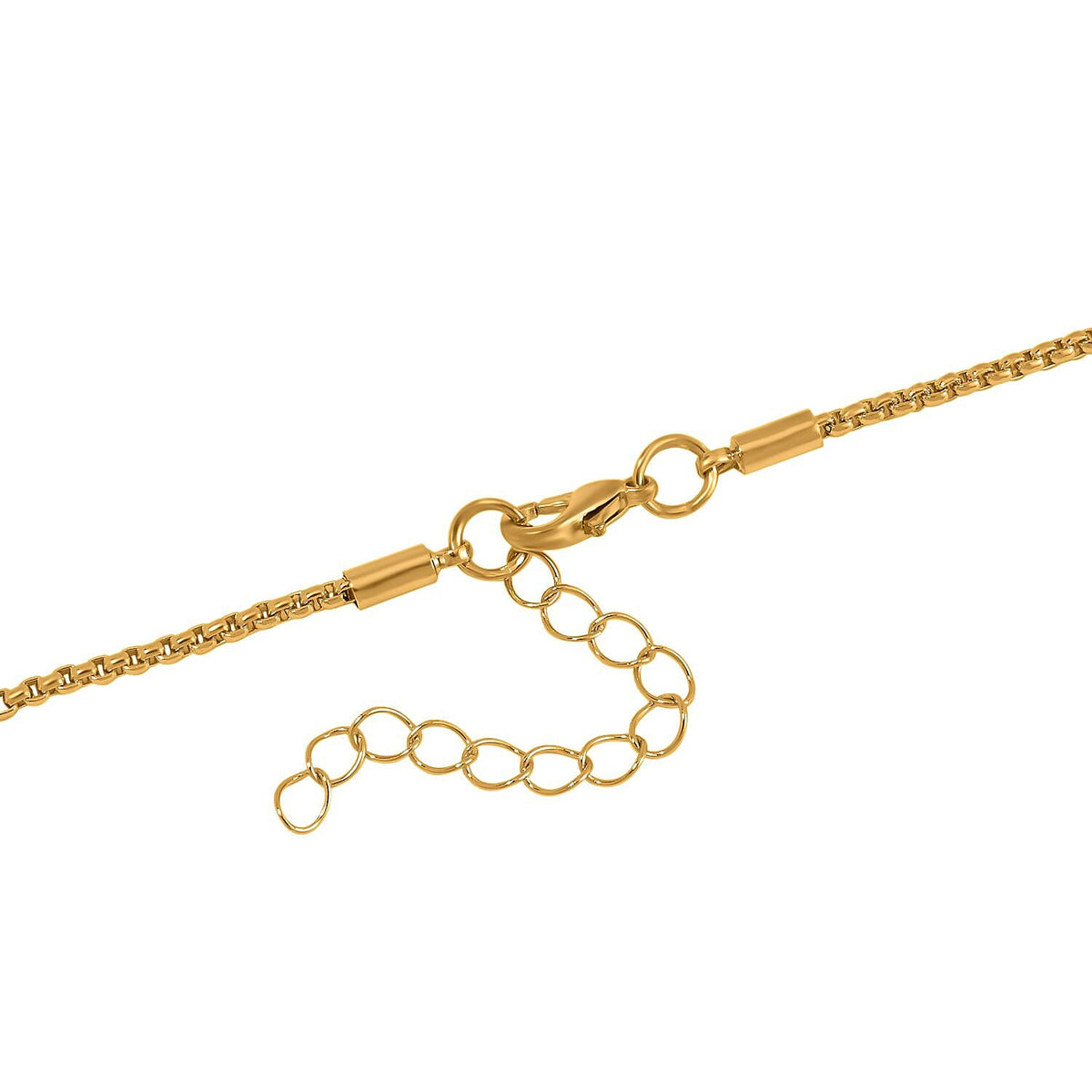 White Austrian Crystal Ball Necklace (Size - 24)-2 Inch Ext.) in Yellow Gold Tone 7662034 4