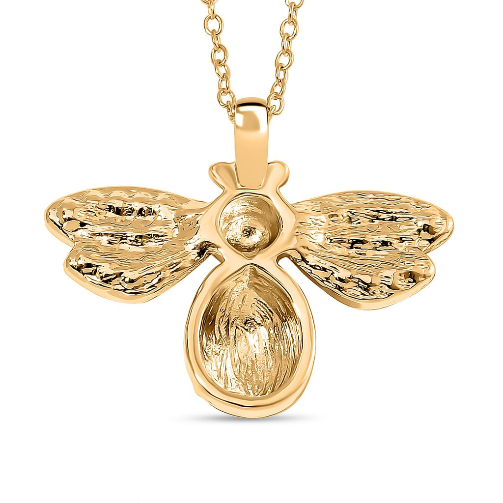 Designer Inspired - White Crystal Necklace (Size - 24)