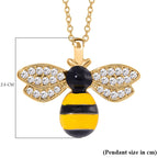 Designer Inspired - White Crystal Necklace (Size - 24)