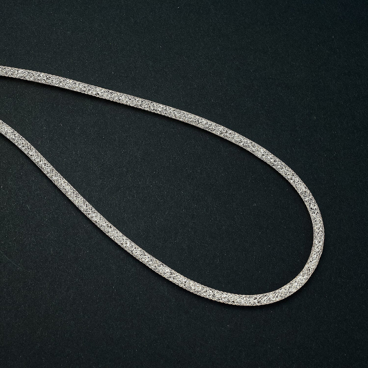 White Crystal Austrian Necklace (Size - 30) in Rose Gold Tone 7668902 1